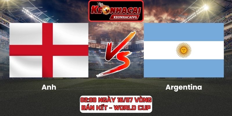 Anh vs Argentina