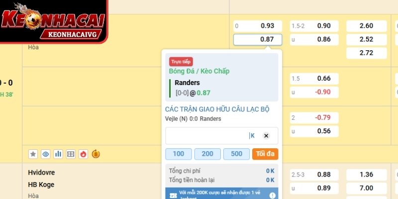 Cách tính xiên với kèo châu Á